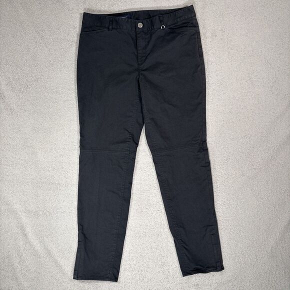 Brooks Brothers Pants Womens Size 8 Natalie Fit Black Preppy Career Office Basic - Picture 1 of 13